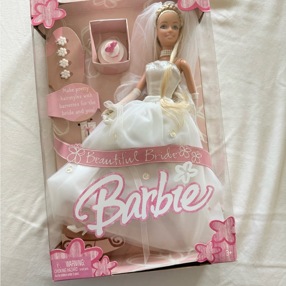 Barbie Bridal Doll in White Gown new in box collectors item from 2004